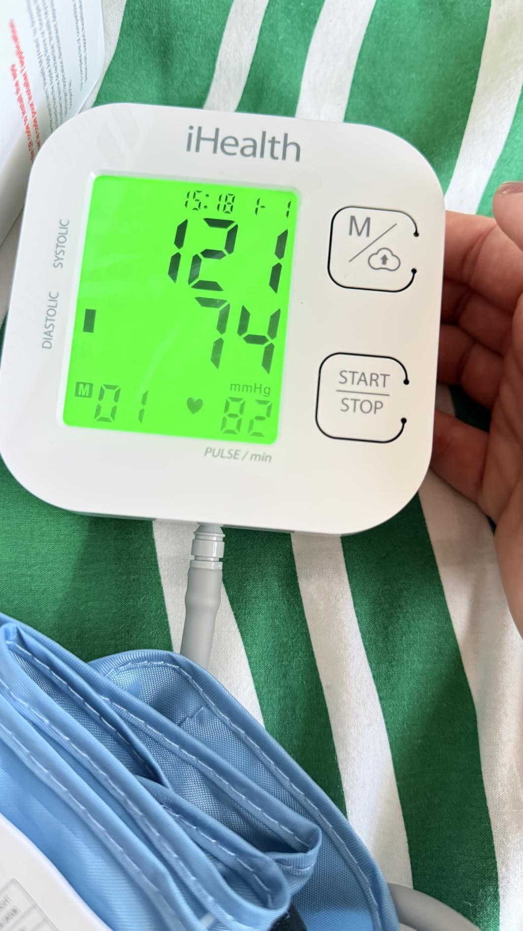 iHealth Track Smart Upper Arm Blood Pressure Monitor with Wide-Range Cuff customer photo 2
