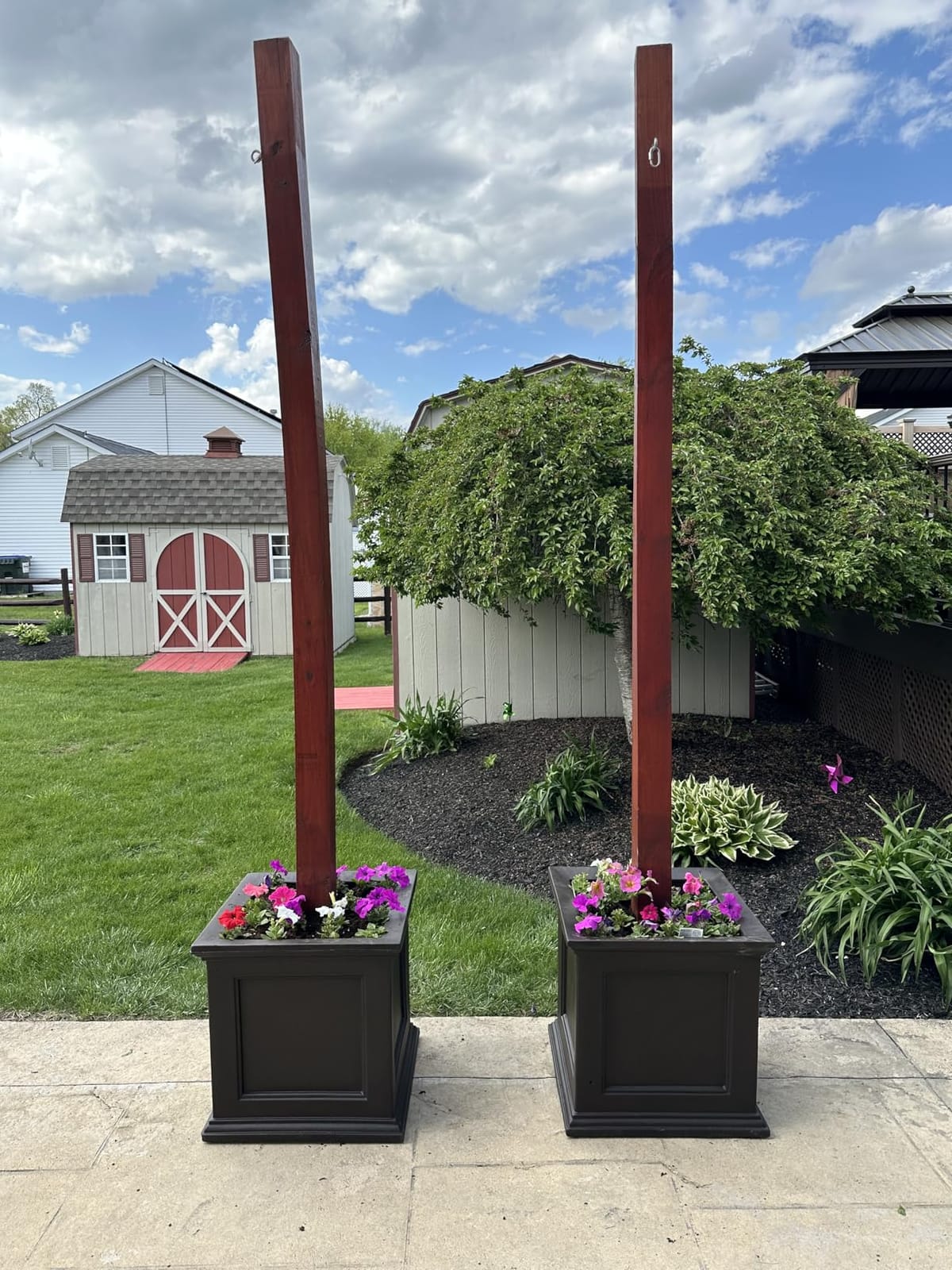 Mayne Fairfield 20in Self-Watering Square Planter, Espresso customer photo 2