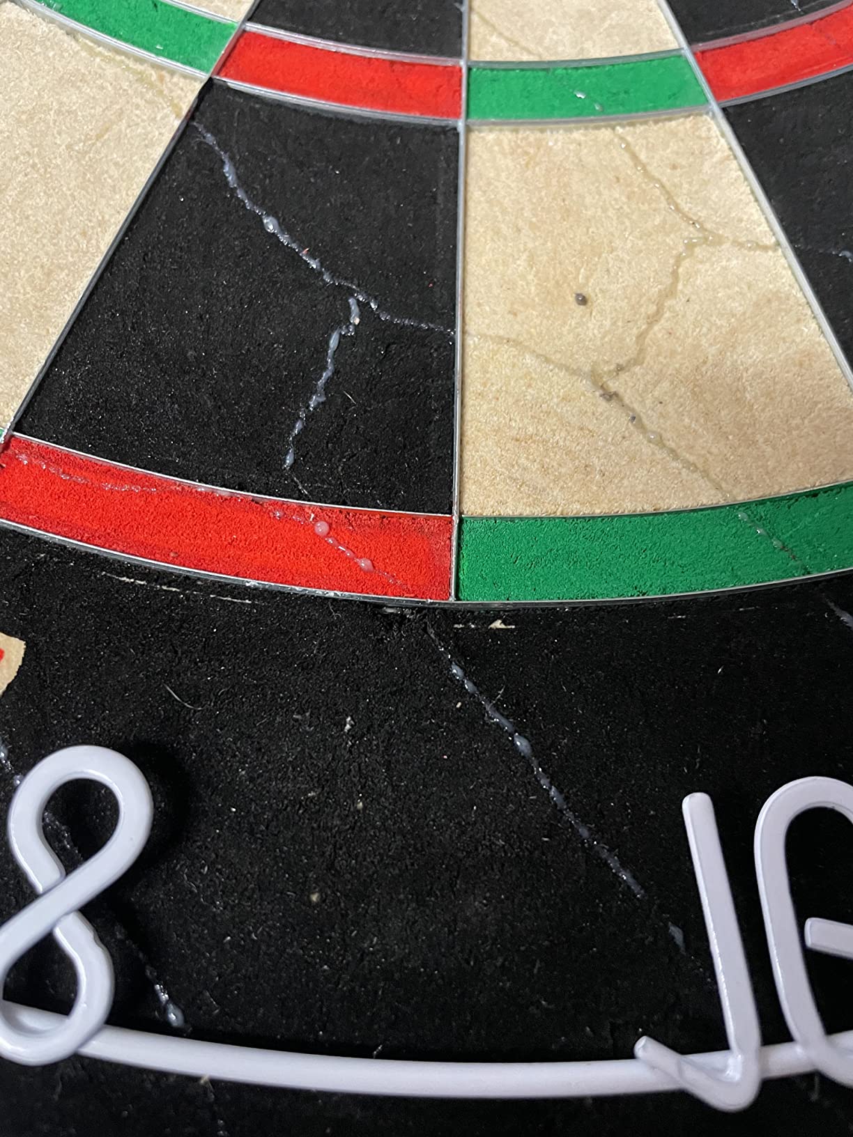 Unicorn Eclipse Pro 2 Bristle Steel Tip Dartboard with American Legend Dartboard Cabinets – Ultra-Slim Bullseye – High-Vis Rotatable Number Ring – 30% Thinner Wire customer photo 1