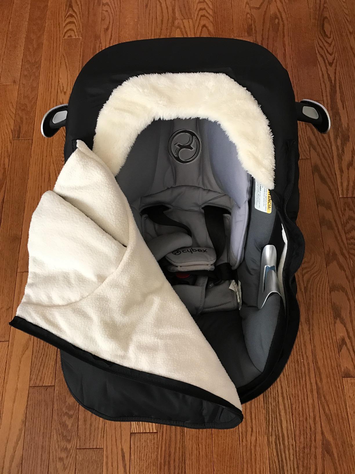 Skip Hop Winter Car Seat Cover, Stroll & Go, Black customer photo 2
