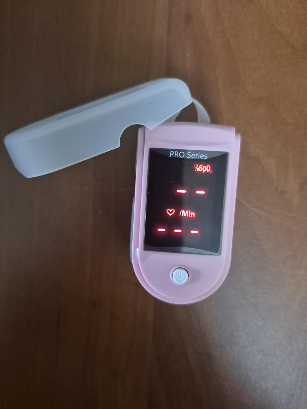 Zacurate Pro Series 500DL Fingertip Pulse Oximeter Blood Oxygen Saturation Monitor with Silicone Cover, Batteries and Lanyard (Mystic Purple) customer photo 2