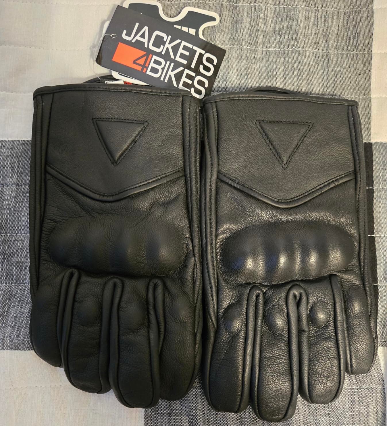 COMMUTER Motorcycle Gloves Premium Leather for Men Motorbike Riding Gloves customer photo 1