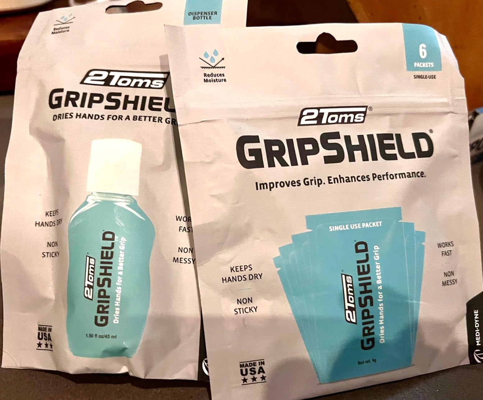 2Toms GripShield Non-Sticky Grip Enhancer for Sweaty Hands customer photo 2