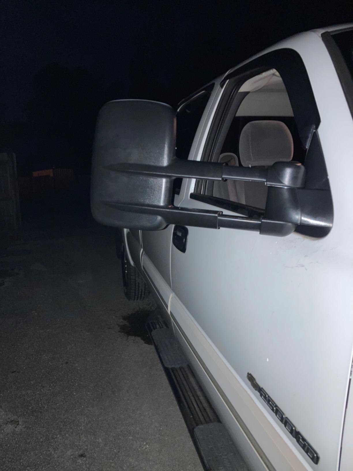 SCITOO Tow Mirrors Compatible with 1999-2007 For Chevy GMC Silverado Sierra customer photo 1