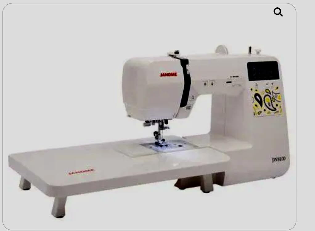 Janome JW8100 Fully-Featured Computerized Sewing Machine with 100 Stitches, 7 Buttonholes, Hard Cover, Extension Table and 22 Accessories customer photo 1