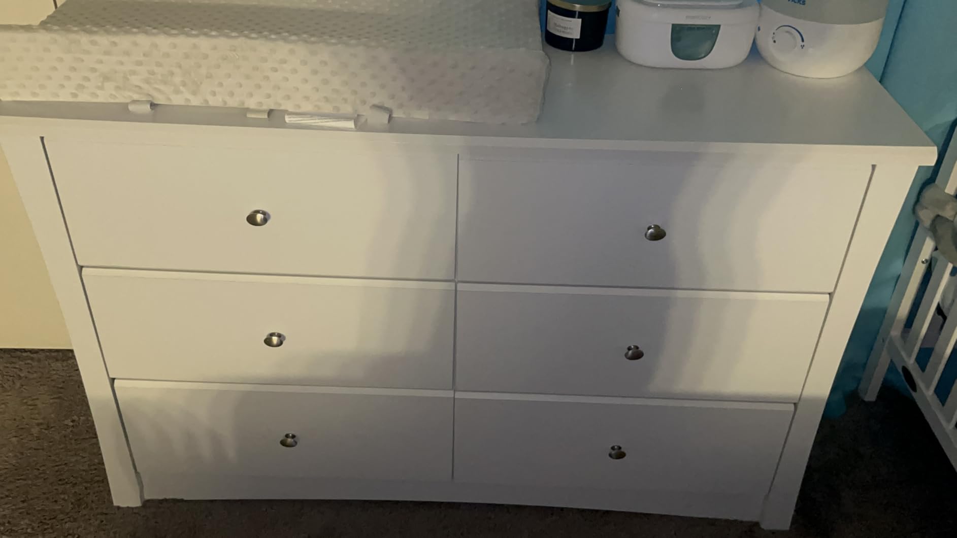 Storkcraft Crescent 6-Drawer Dresser, White customer photo 1