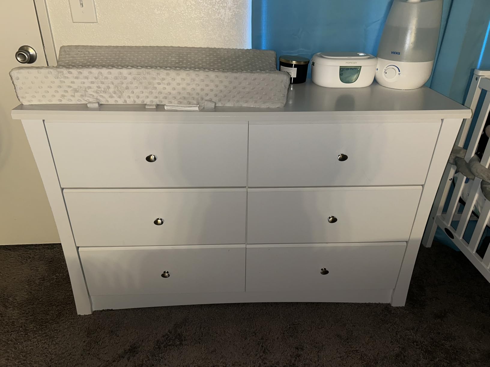 Storkcraft Crescent 6-Drawer Dresser, White customer photo 2