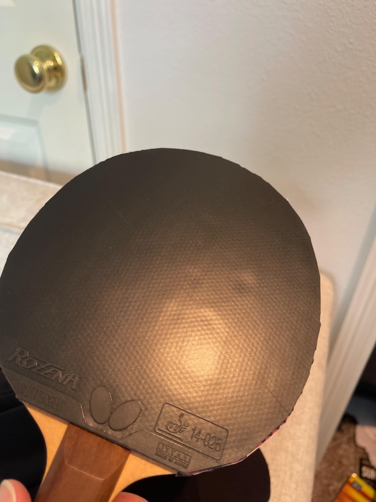 Butterfly Rozena Table Tennis Rubber customer photo 2