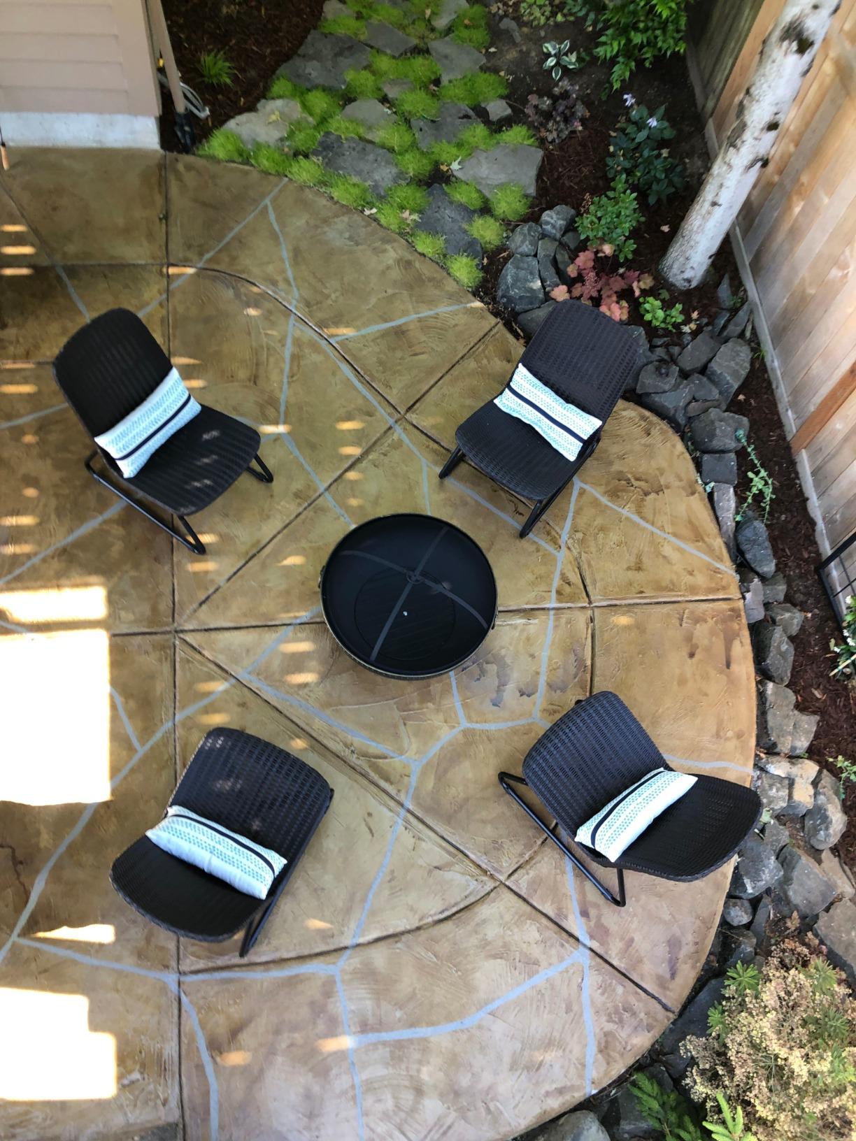 Keter Rio 3 Piece Resin Wicker Patio Furniture Set with Side Table and Outdoor Chairs for Front Porch and Backyard Decor, Dark Grey customer photo 1