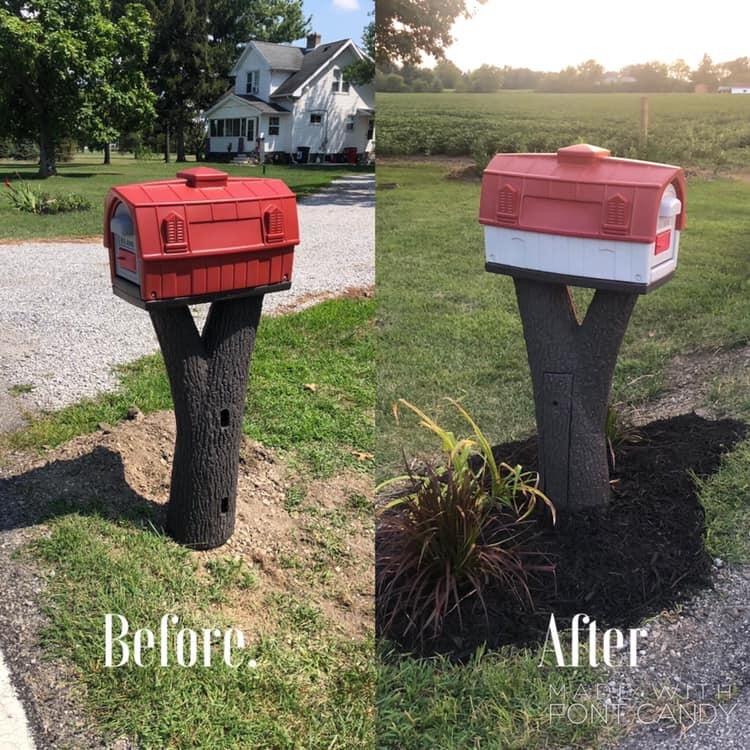 Simplay3 Classic Plastic Residential Mailbox & Post Mount Combo Kit with 2 Access Doors - Black customer photo 1