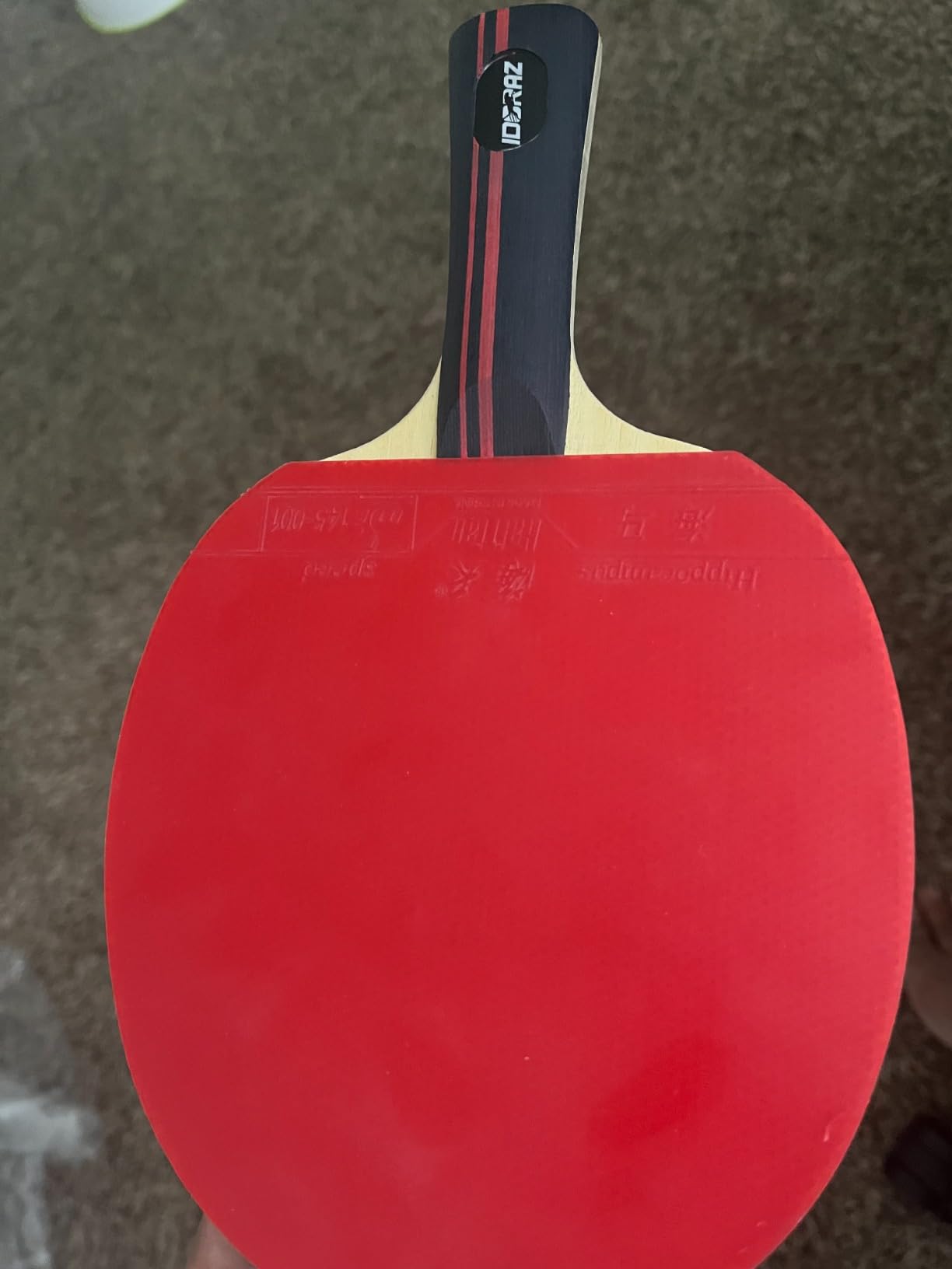 Professional Ping Pong Paddle with ITTF Rubber and Carrying Case customer photo 2