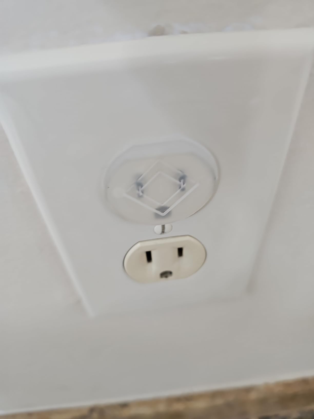 Jool Baby Outlet Covers (32 Pack) for Child Safety - Easy Adult Removal, Plug Protectors for Baby Proofing Electric Sockets - Transparent Design customer photo 2