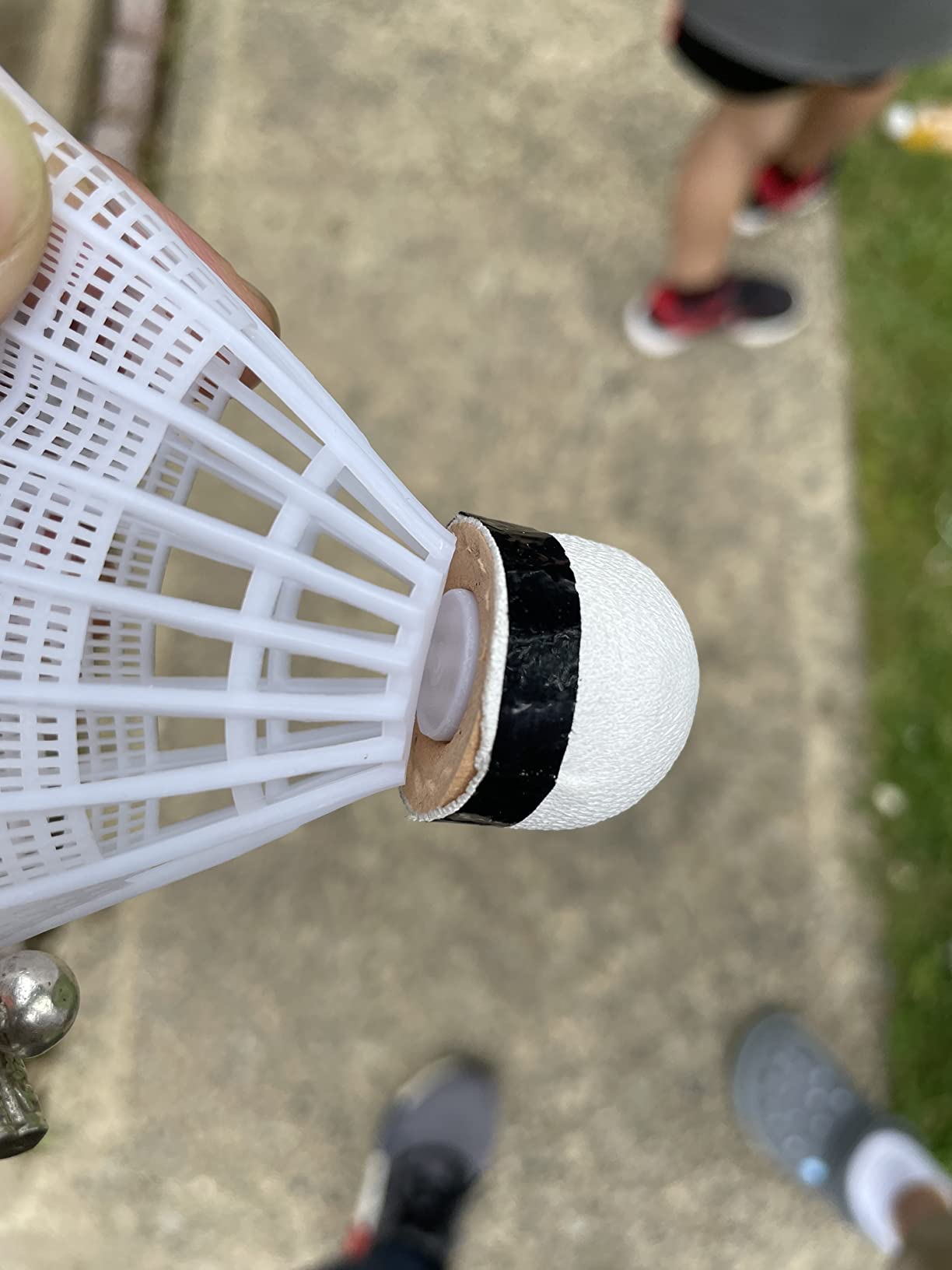 Badminton Set - Backyard Games Include 4 Badminton Rackets, 3 Birdies, Regulation-Size Net with Pole Stakes and Carry Bag - Outdoor Sports by Hey Play customer photo 2