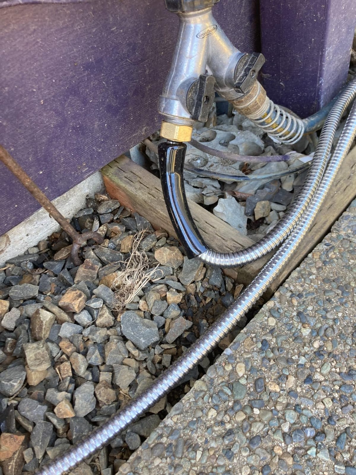 TITAN Garden Hose 75FT - 304 Stainless Steel Metal Water Hose, Flexible, Kink-Free, Lightweight, Durable, Crush Resistant Fittings, Easy to Coil, 500 PSI customer photo 1