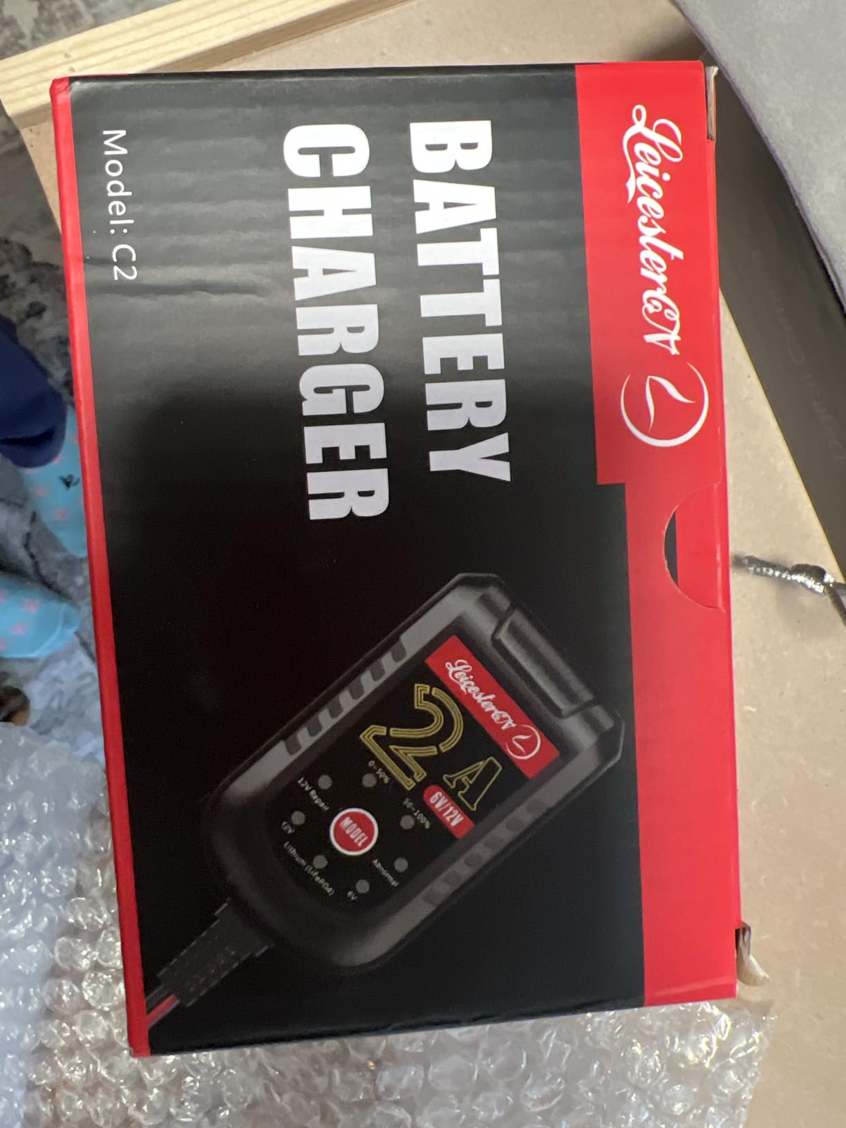 2A Battery Maintainer & Trickle Charger, 6V 12V Smart Float Charger with Pulse Repair Mode, 10FT Extra Long for Motorcycle, Automotive Car, Lawn Mower, Marine Boat, ATV, SLA, AGM, Gel, LiFePO4 customer photo 2