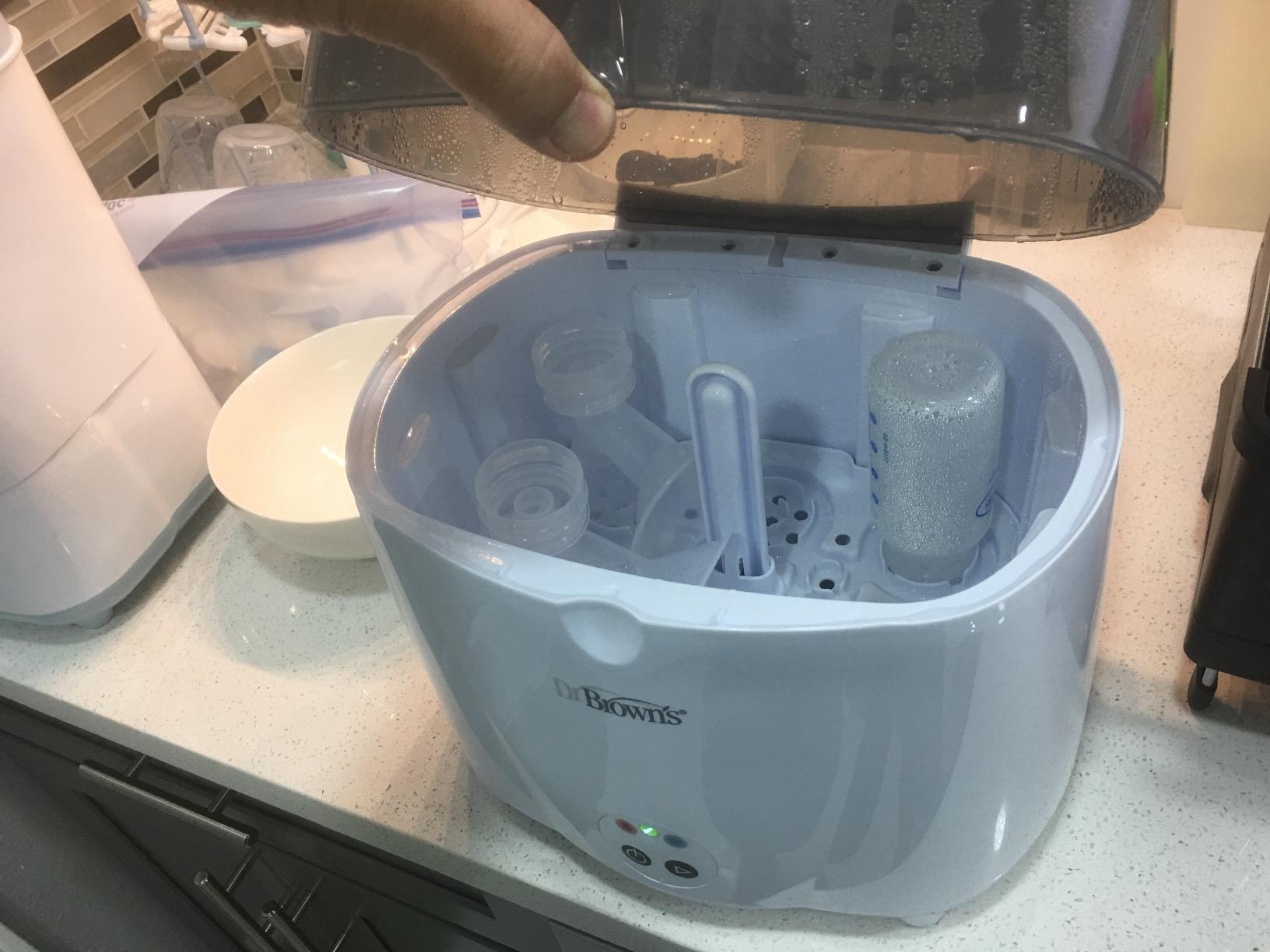 Papablic Baby Bottle Sterilizer and Dryer Pro, 10 Bottles Large Capacity customer photo 1