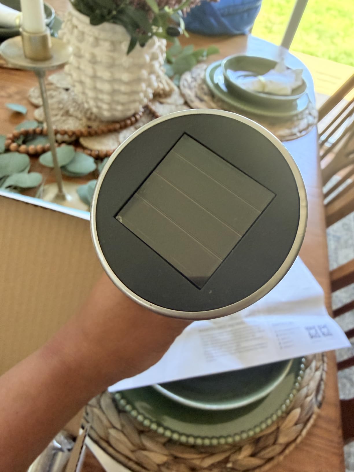 GIGALUMI Outdoor Waterproof Solar Garden Lights, 12 Pack Warm White customer photo 1