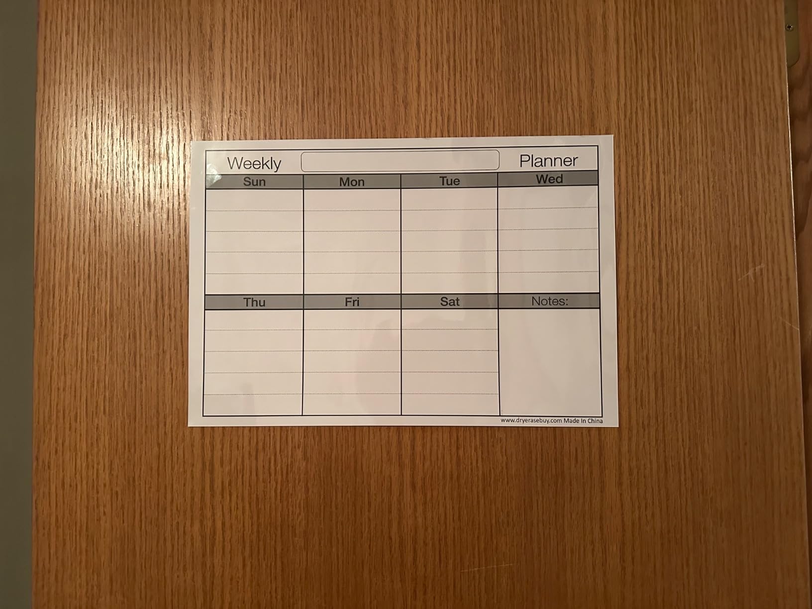Large Dry Erase Calendar for Wall, 38x50 customer photo 1