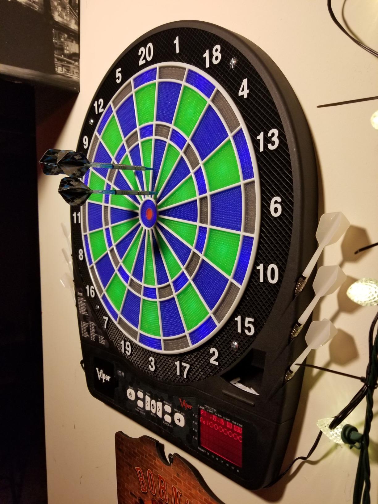 Viper by GLD Products Ion Illuminated Electronic Soft Tip Dart Board customer photo 2