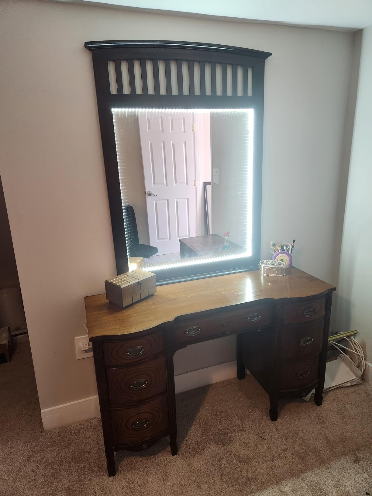 Led Vanity Mirror Lights Kit, ViLSOM 13ft/4M 240 LEDs Make-up Vanity Mirror customer photo 1