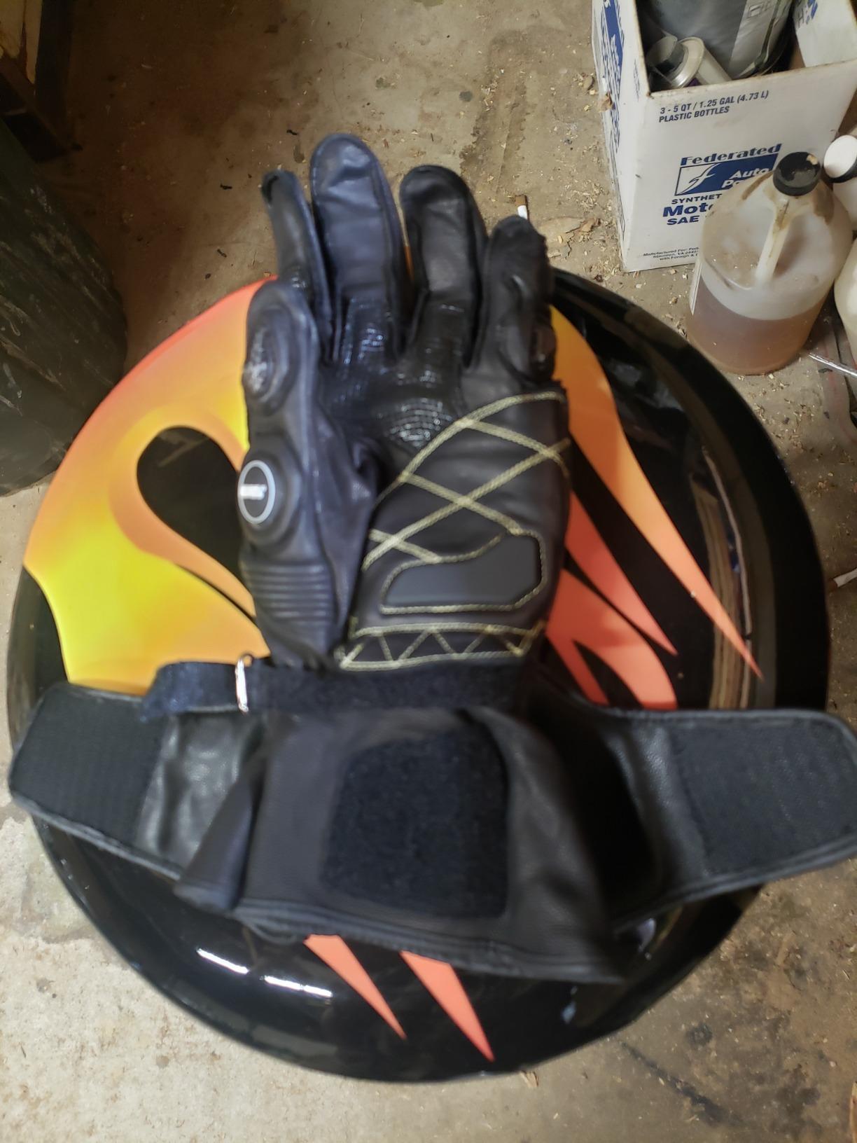 ILM Air Flow Leather Motorcycle Gloves for Men and Women Model GRC01L customer photo 2