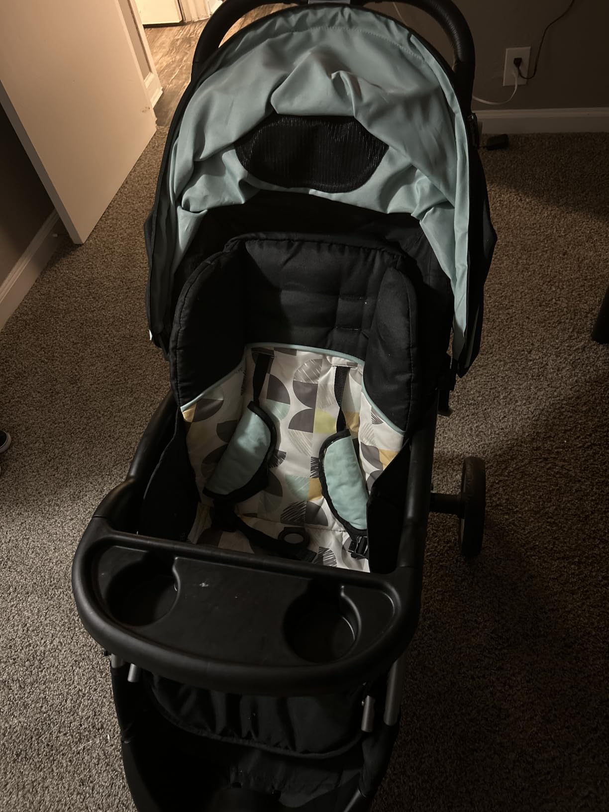 Baby Trend EZ Ride 35 Travel System Stroller & Infant Car Seat, Doodle Dots customer photo 2
