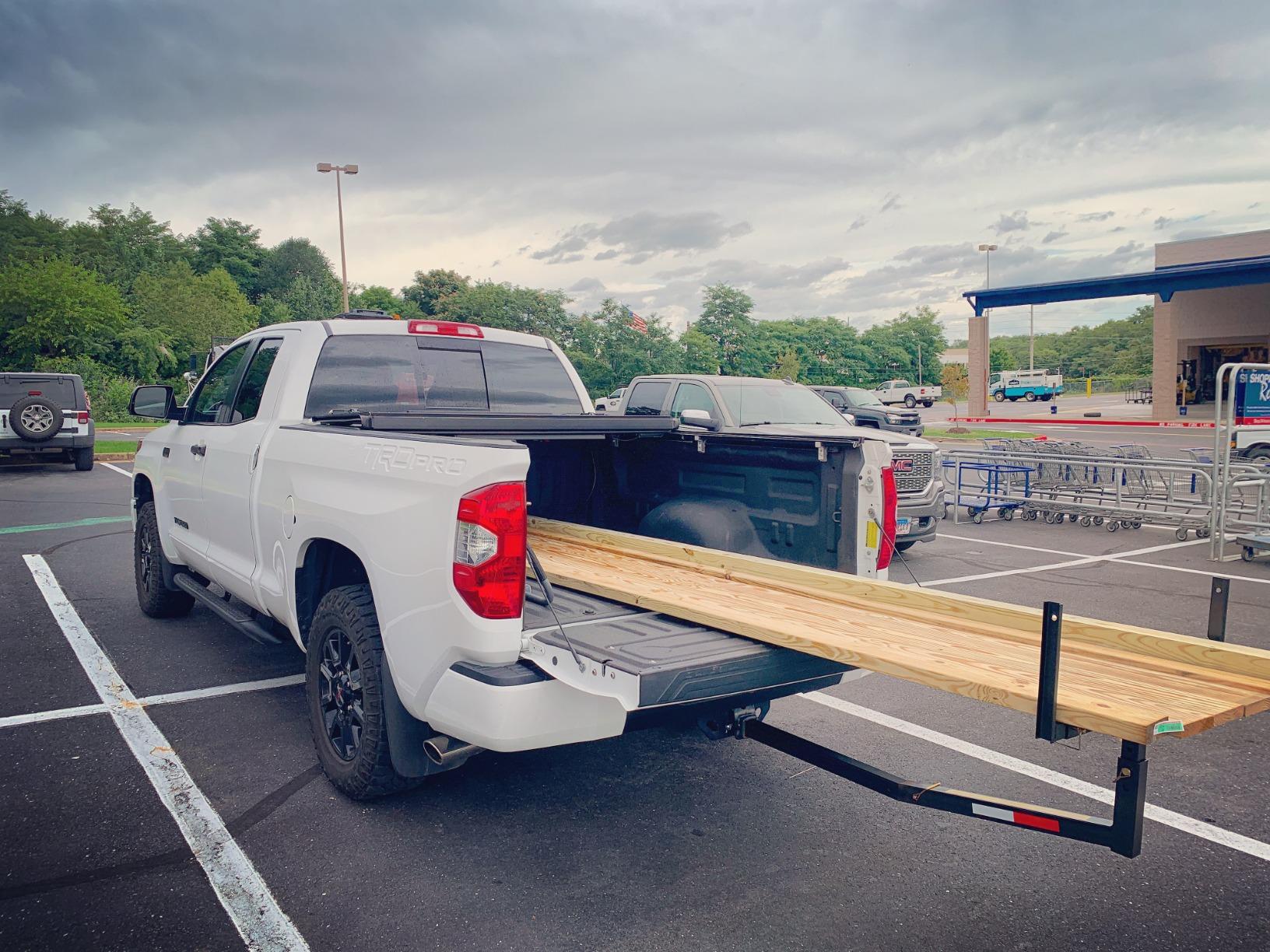 Adjustable Steel Pick Up Truck Bed Hitch Extender Extension Rack for Boat customer photo 2