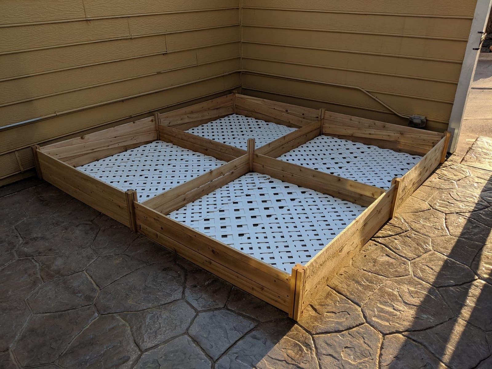 Greenes Fence Classic Cedar Raised Garden Bed, 2' x 8' x 10.5