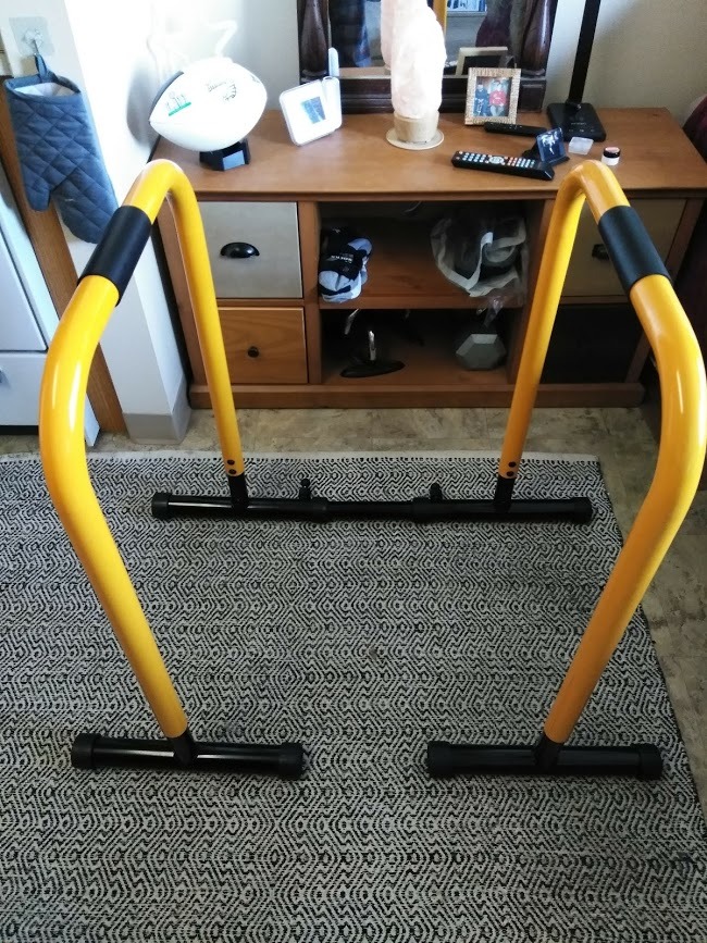 ProsourceFit Power Dip Station Adjustable Height Upper Body Equipment for Home Gym customer photo 2