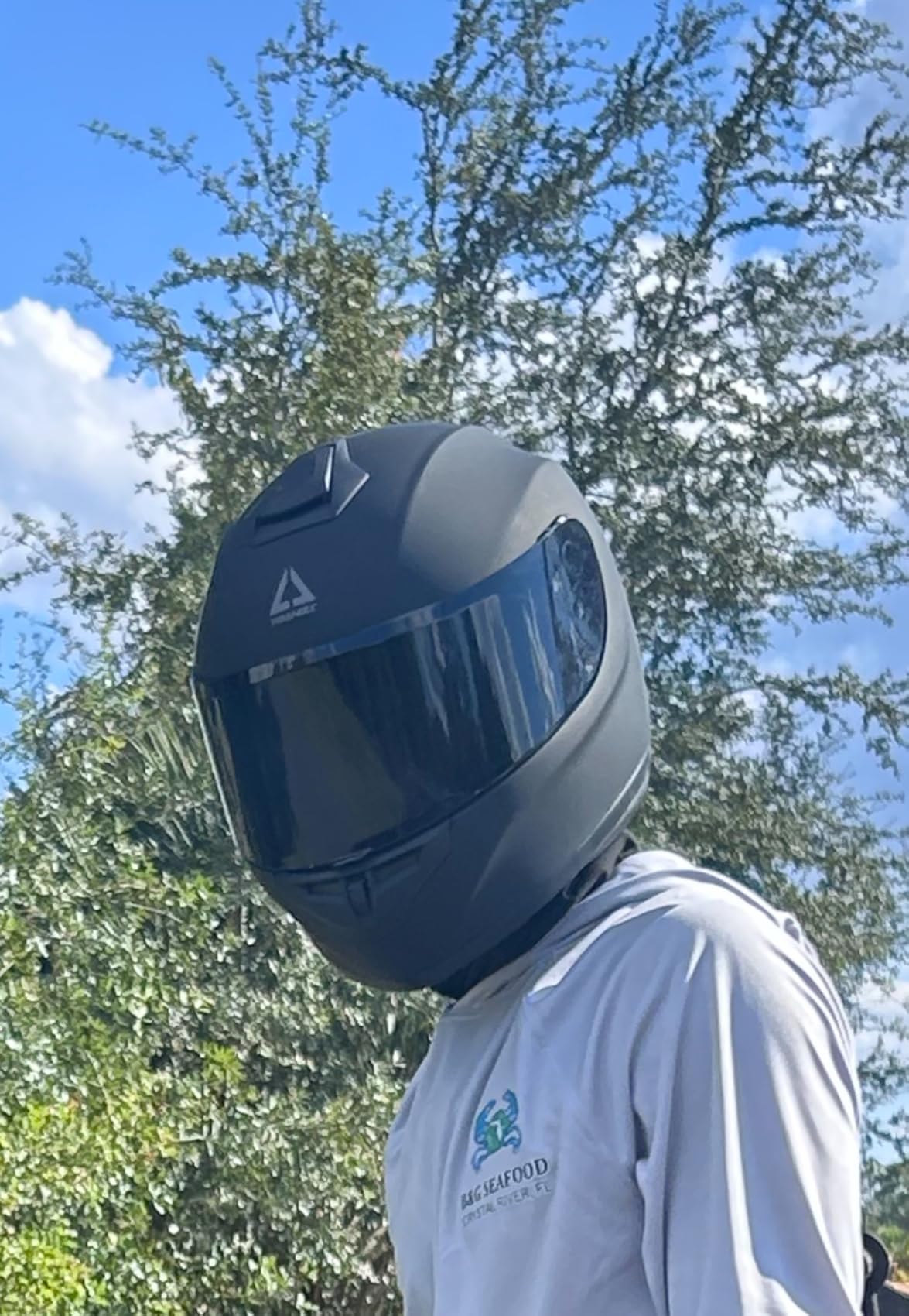 TRIANGLE Full Face Motorcycle Helmet DOT Approved Men Women, Street Bike customer photo 1