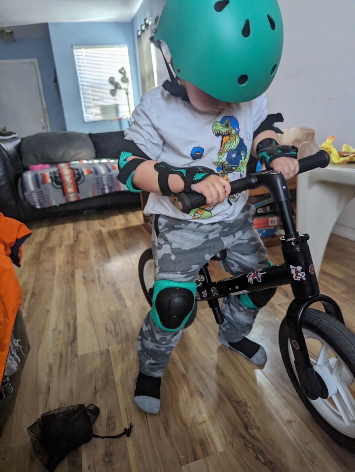 Adjustable Color Gradient Toddler Kids Bike Helmet for Girls Boys customer photo 1