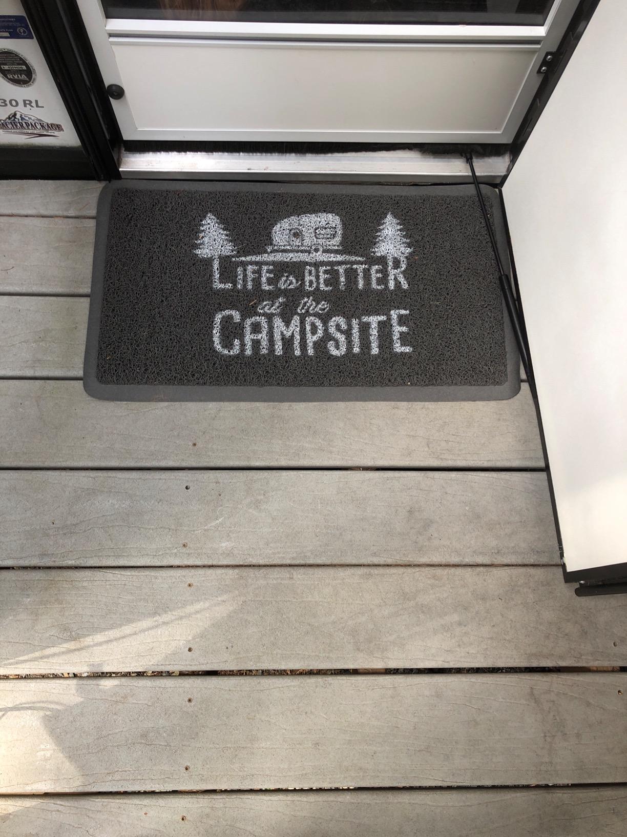 Camco Life is Better at The Campsite Scrub Mat - 26.5