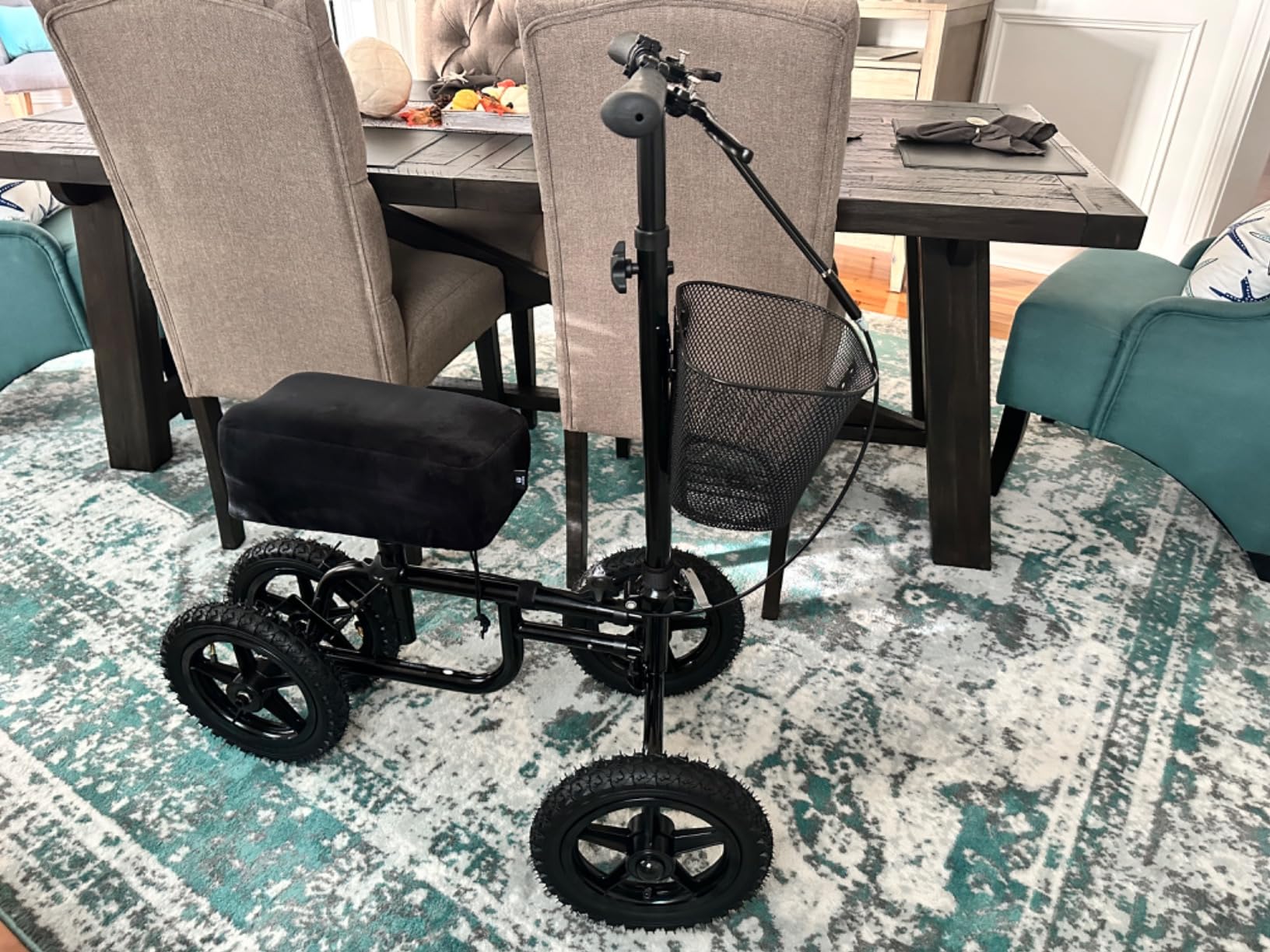 Vive Mobility All Terrain Knee Scooter Walker for Foot Injuries - Adult customer photo 2