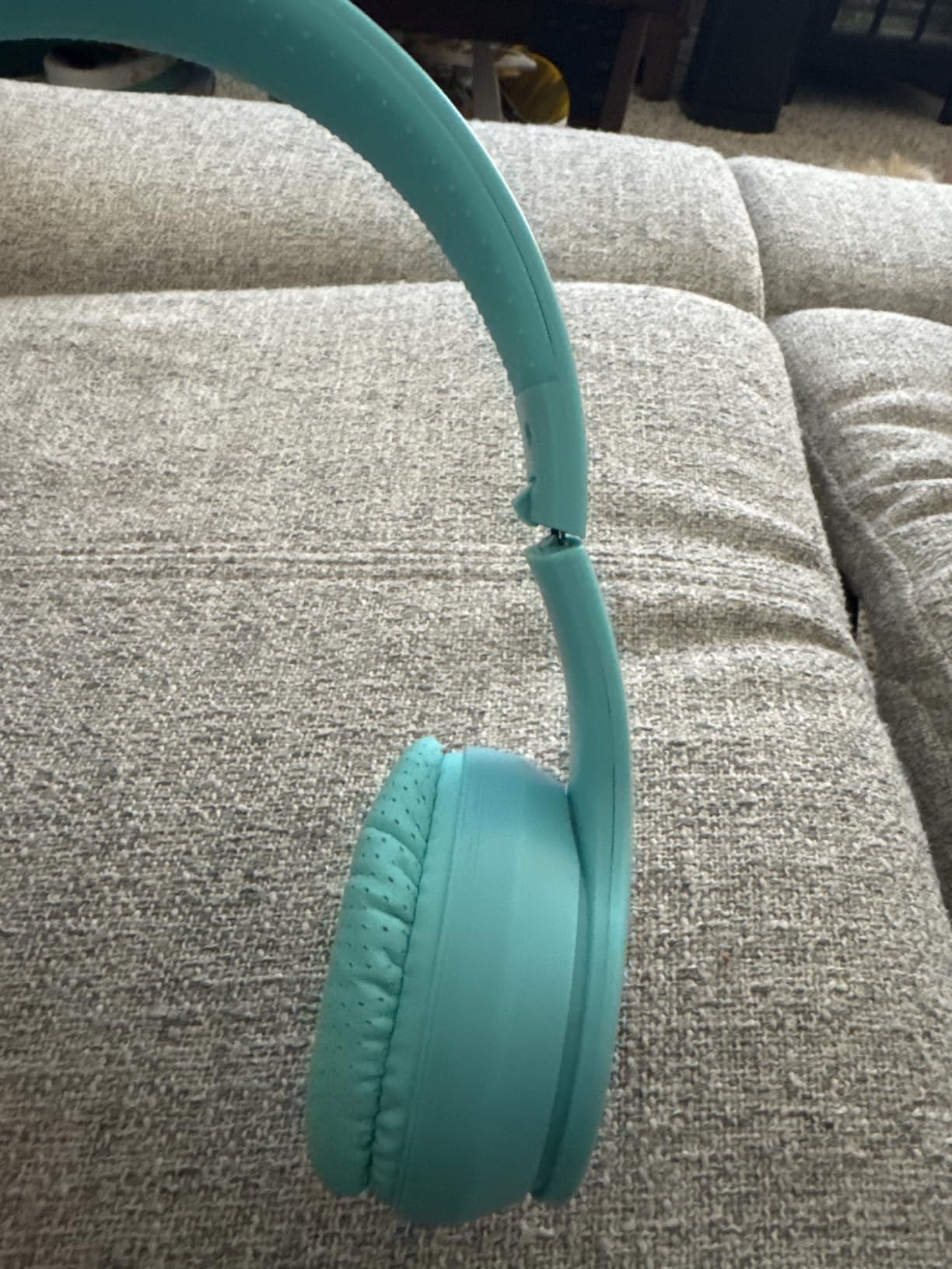 Kids Bluetooth Headphones Wireless 68 Hours,Safe Volume Limit 85/94dB Blue customer photo 2