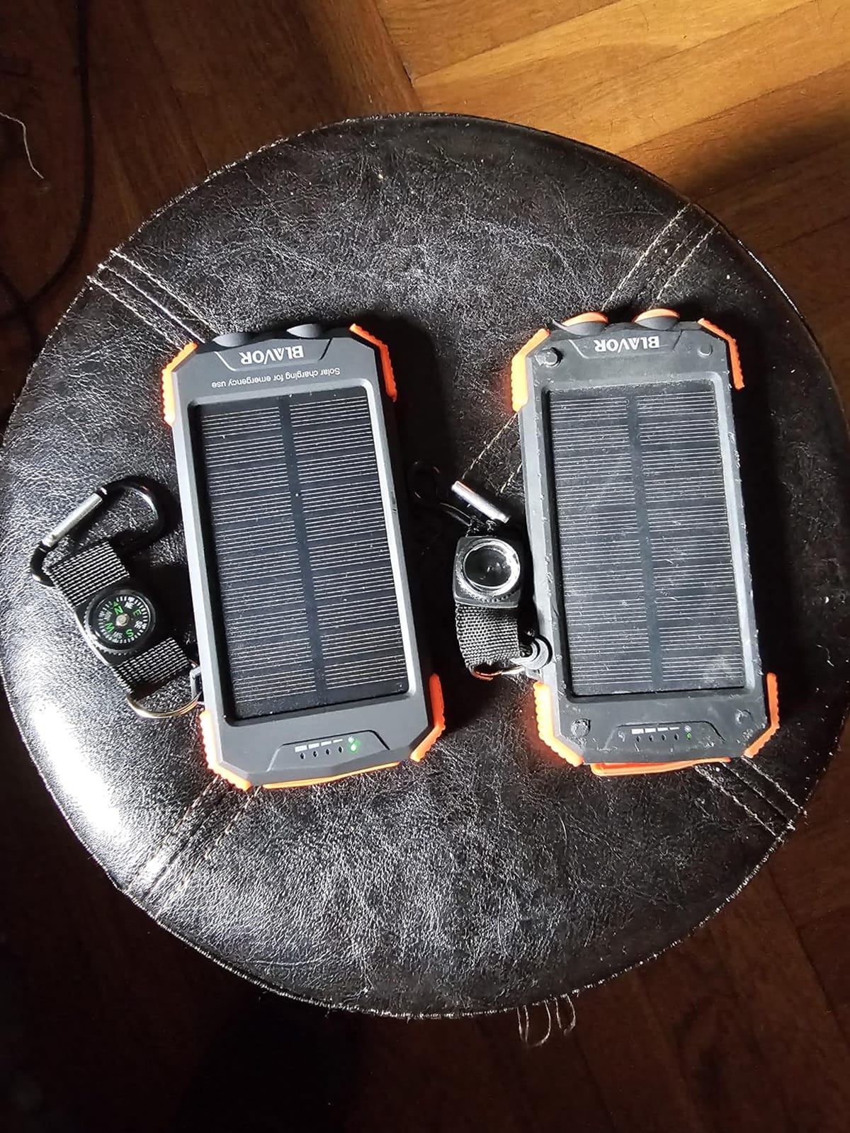 BLAVOR Solar Power Bank 10,000mAh Portable Wireless Charger for Cell Phones customer photo 2