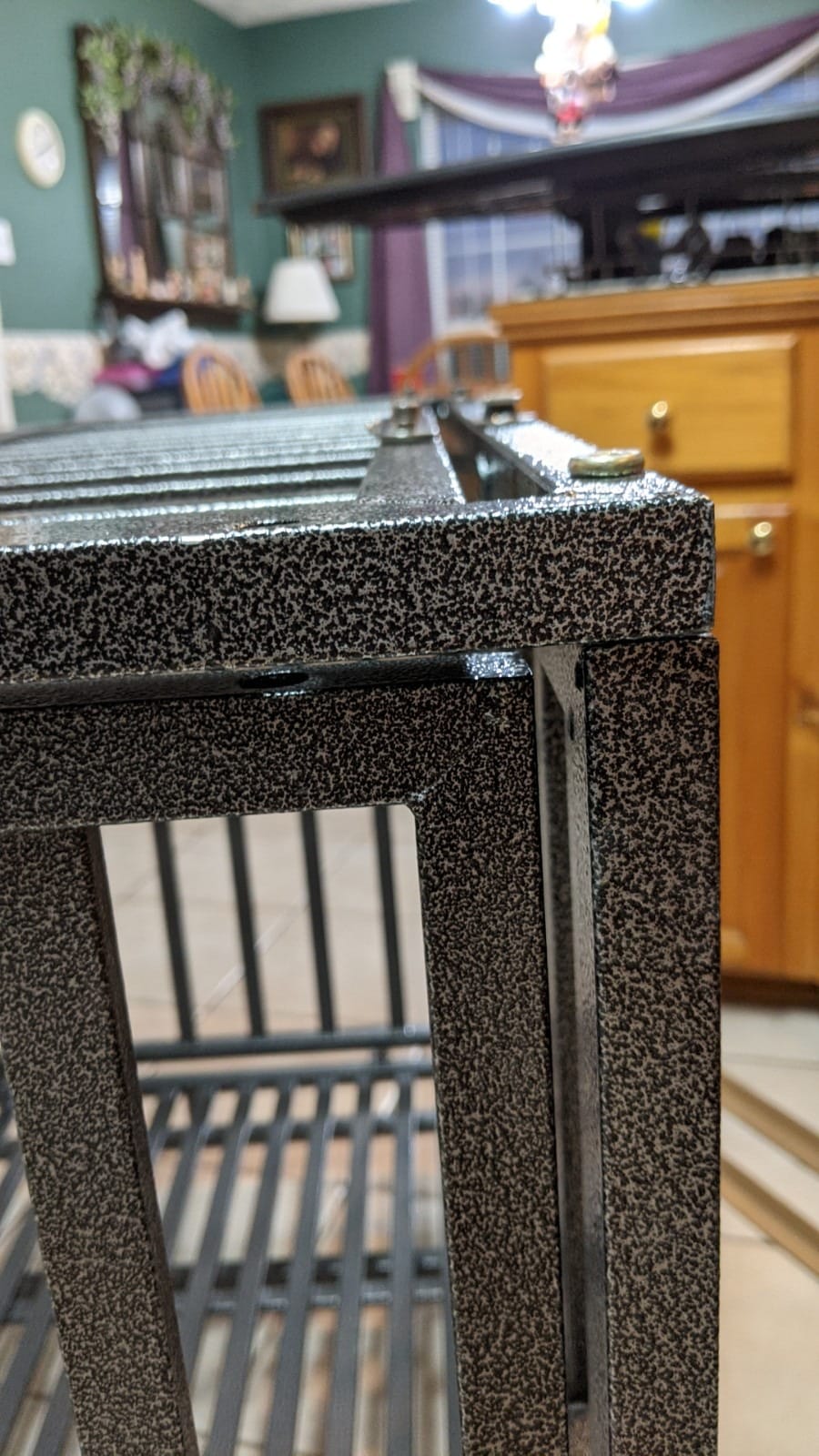 LUCKUP 38 Inch Heavy Duty Dog Cage Metal Kennel and Crate for Large Dogs,Easy to Assemble Pet Playpen with Four Wheels,Black … … customer photo 2