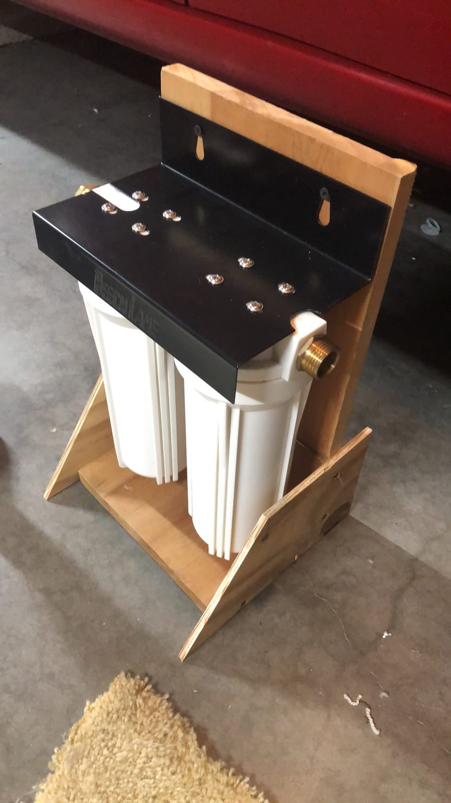Beech Lane External RV Dual Water Filter System, Leak-Free Brass Fittings, Mounting Bracket and Two Filters Included, Sturdy Construction is Built to Last customer photo 1