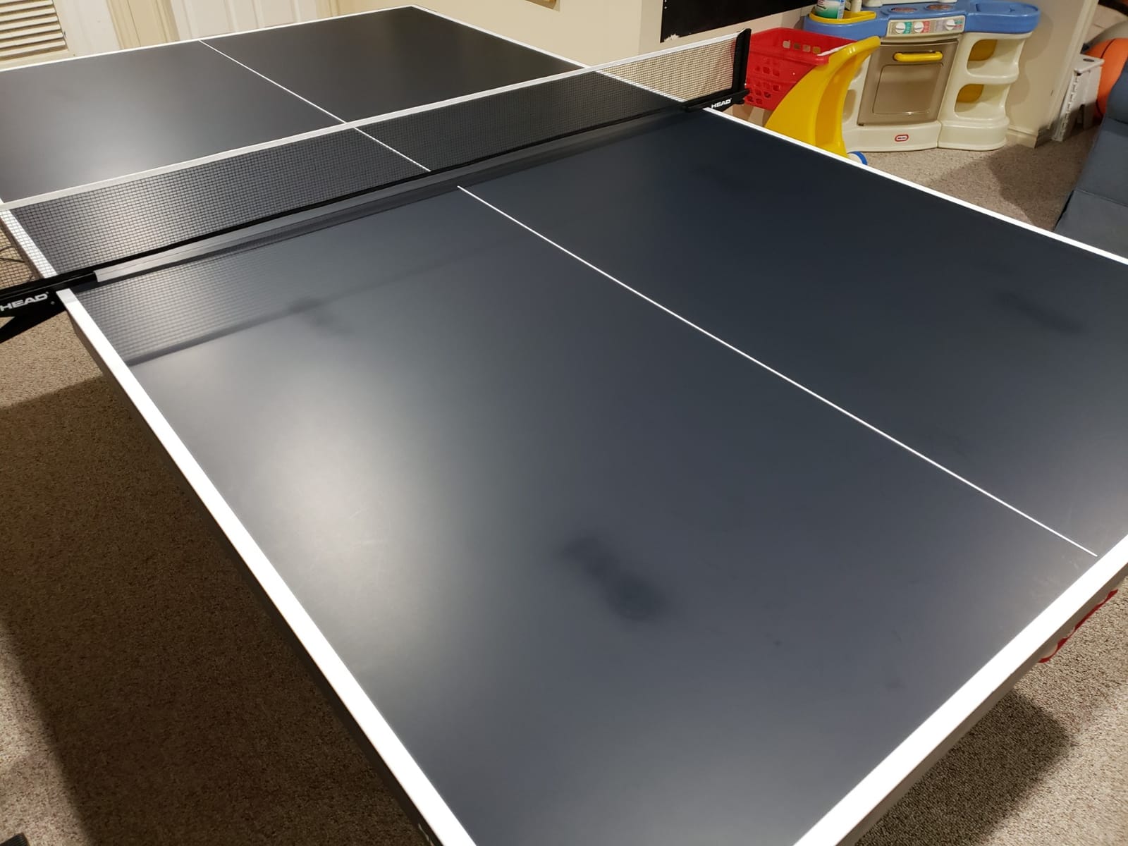 HEAD Summit USA Indoor Table Tennis Table, Competition Grade Net, 10 Minute Easy Set Up – Ping Pong Table with Playback Mode customer photo 2