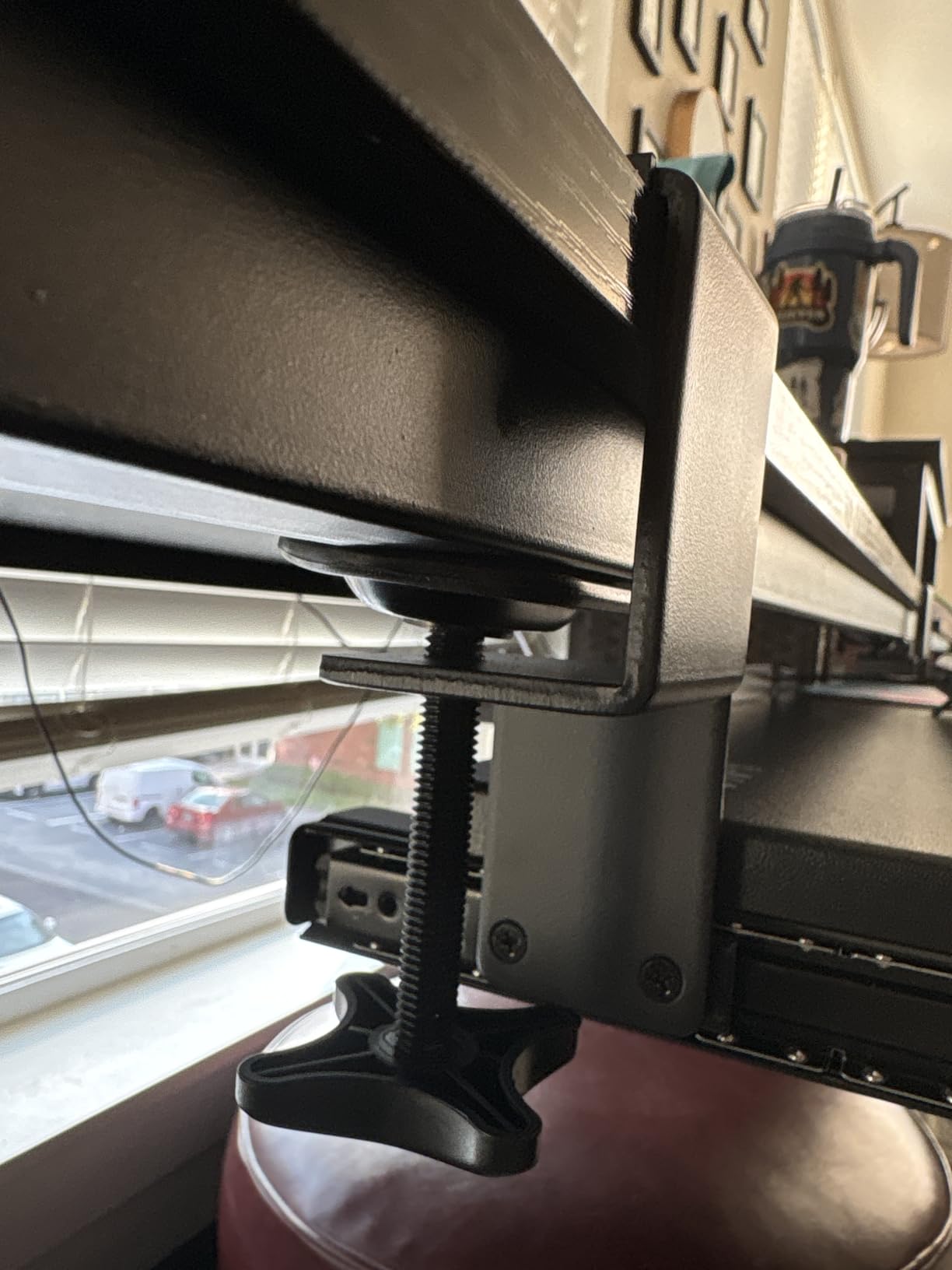 VIVO Black Clamp-on 27 x 11 in Keyboard Tray, MOUNT-KB05E customer photo 1