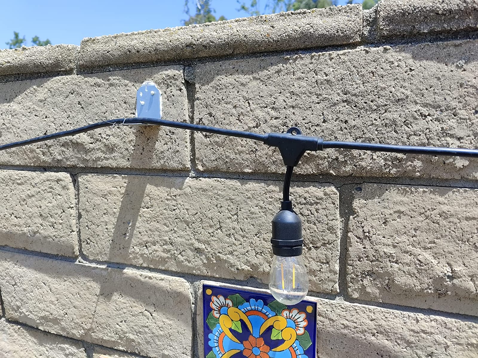 Banord Outdoor String Lights 96FT(2x48FT), Commercial Grade Patio Lighting customer photo 1