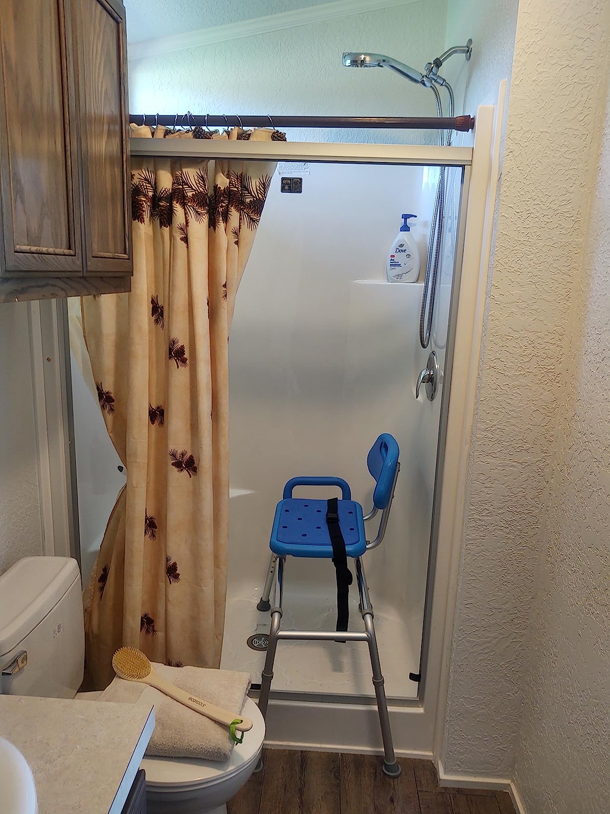 Platinum Health Gateway Premium Sliding Shower Chair Bath Transfer Bench with Swivel Padded Bath Tub Seat for Tubs and Shower, for Handicap & Seniors Mobility & Daily Living, Gray customer photo 2