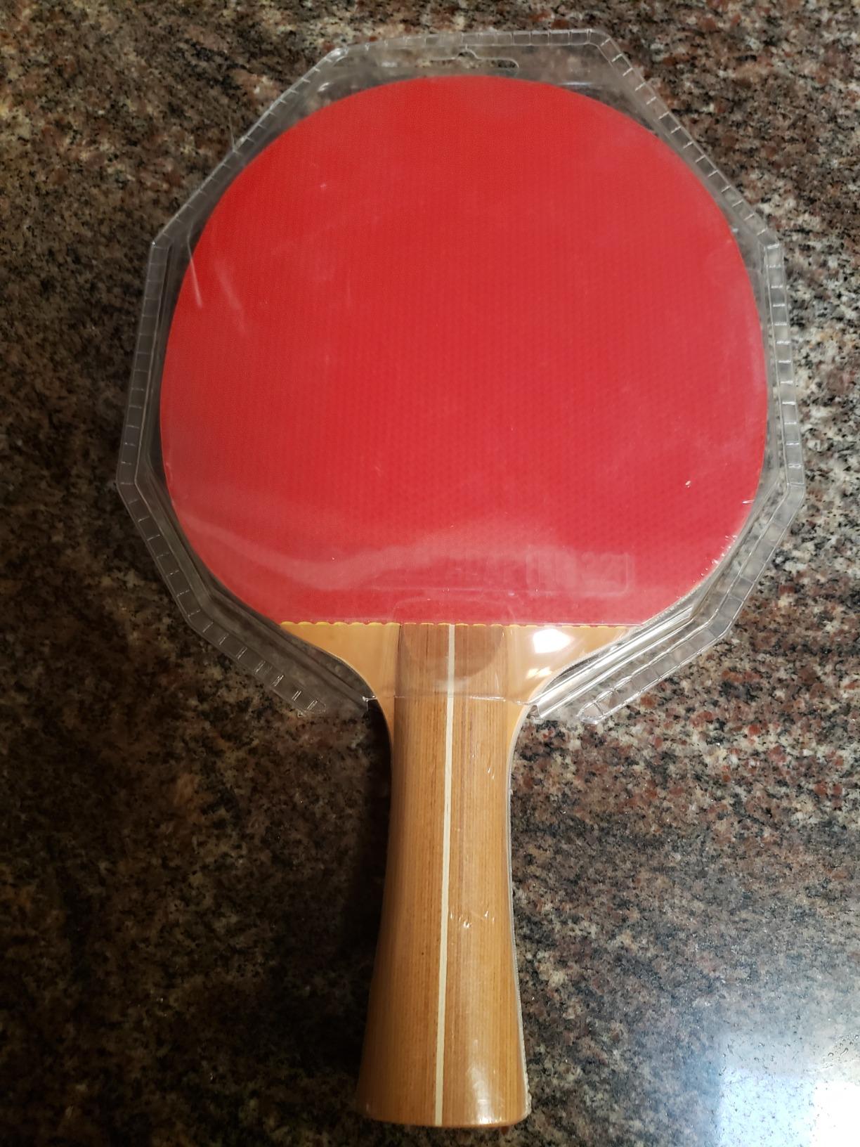 JOOLA Omega Control - Tournament Performance Ping Pong Paddle - Table Tennis Racket for Advanced Training with Flared Handle - Includes Vizon Table Tennis Rubber - Designed for Control customer photo 1