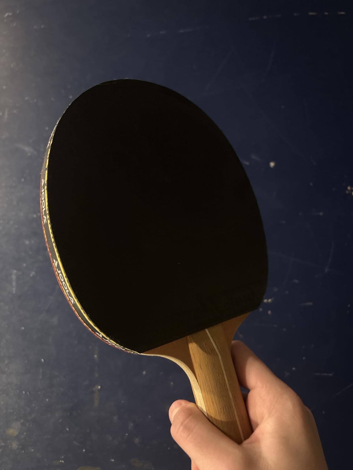 JOOLA Omega Control - Tournament Performance Ping Pong Paddle - Table Tennis Racket for Advanced Training with Flared Handle - Includes Vizon Table Tennis Rubber - Designed for Control customer photo 2