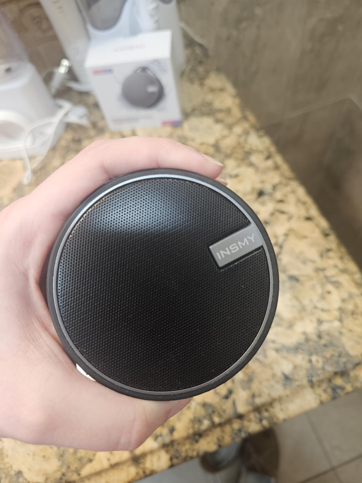 INSMY C12 IP67 Waterproof Shower Bluetooth Speakers Portable Small Speaker customer photo 1