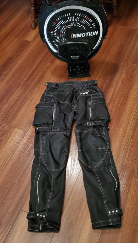 HWK Motorcycle Pants Mens with Armor, Water-Resistant Cordura Fabric. customer photo 2