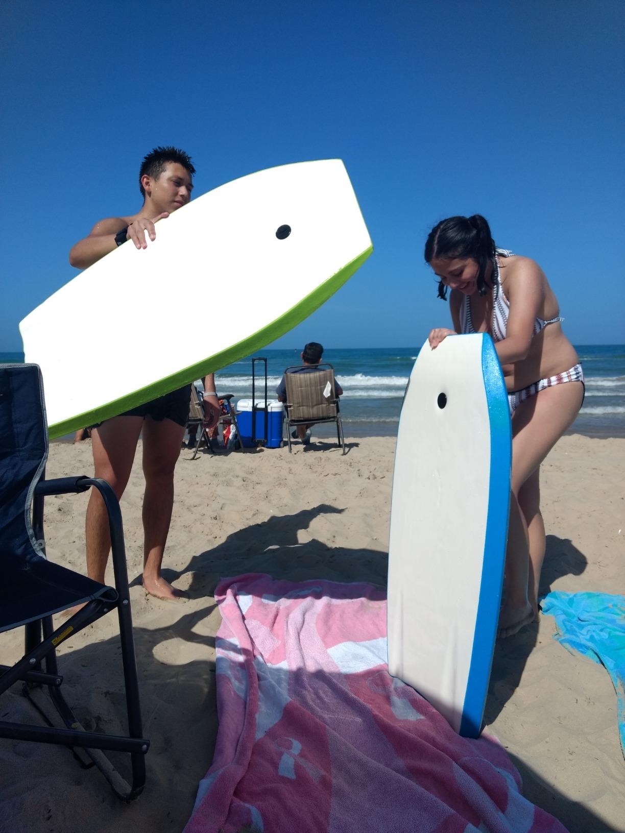BPS 'Storm' Bodyboard with Premium Coiled Leash - Lightweight with EPS Core, Durable for All Wave Conditions customer photo 1