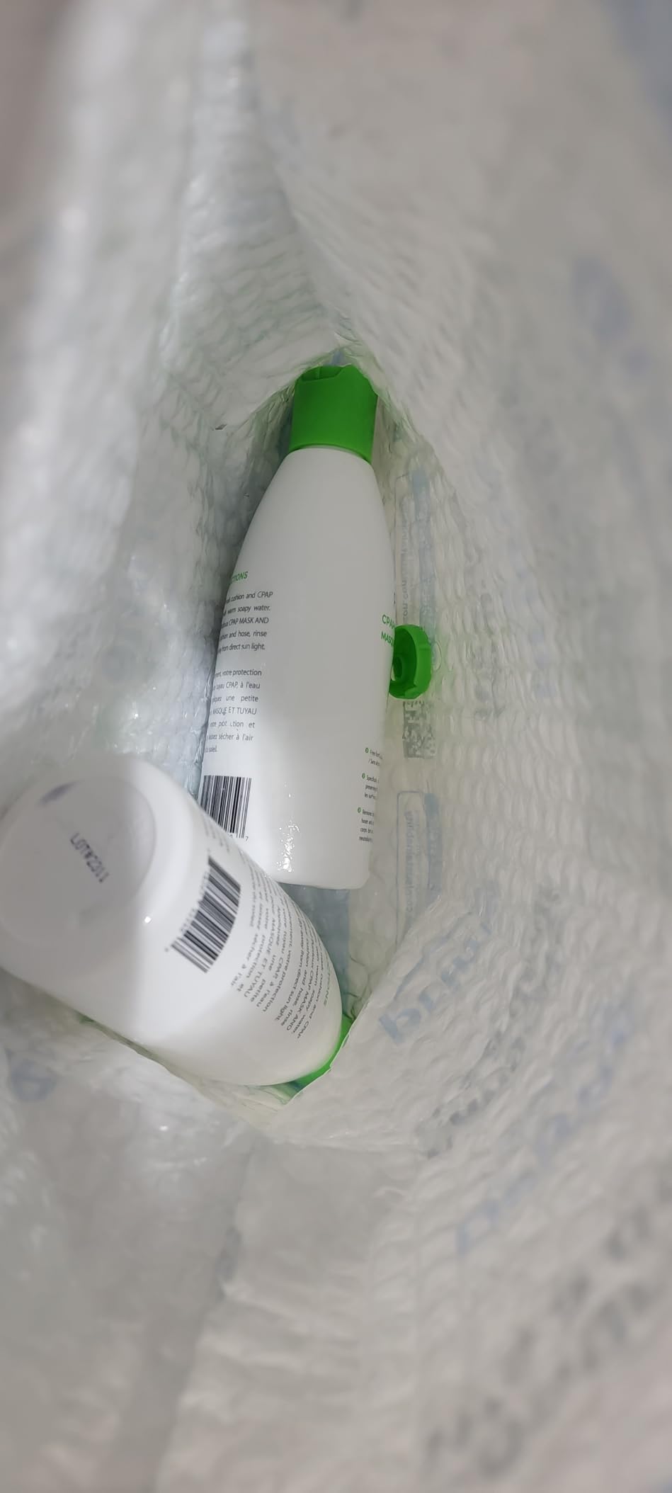 CPAP Mask & Hose Soap (Pack of 3 Bottles x 250mL) Green Tea Mint Scent customer photo 2
