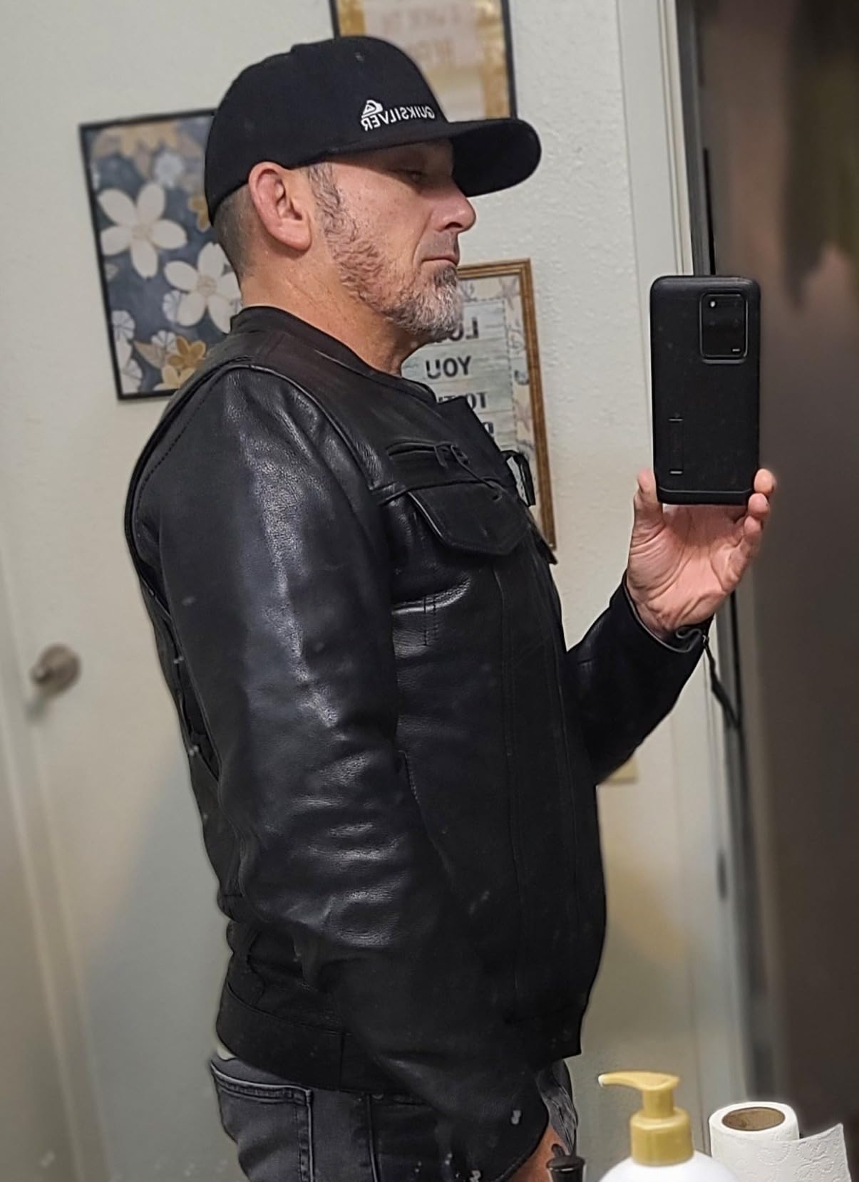 First Mfg Co - Raider - Men's Motorcycle Biker Riding Leather Jacket customer photo 2