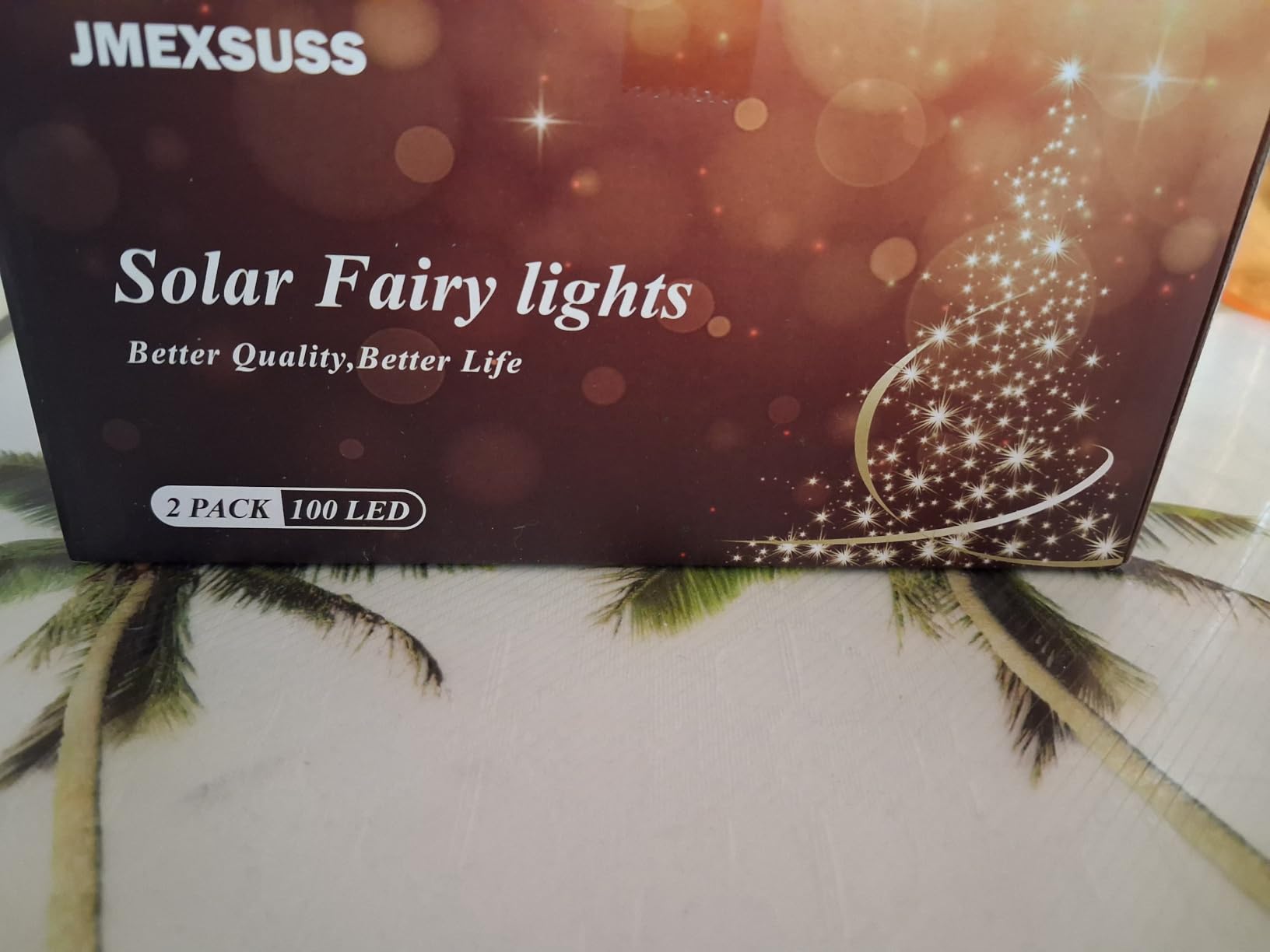 JMEXSUSS 2 Pack Solar String Lights Outdoor Total 66FT 200LED Fairy Lights customer photo 2