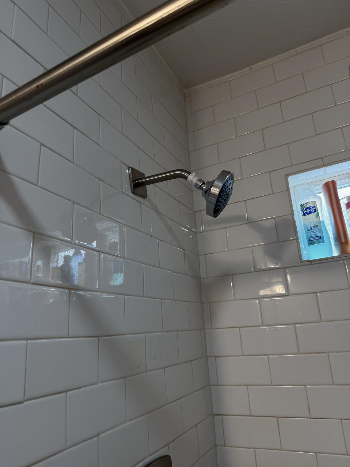 AISOSO High Pressure Rain Shower Head 5 Modes Showerhead 4.1 Inch Chrome customer photo 2